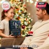 Child holding the Mystic Holidays Advent Calendar in front of a Christmas tree, with a magical holiday atmosphere.