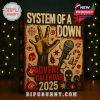 Front corner view of the black and red System of a Down Advent Calendar 2025 box!
