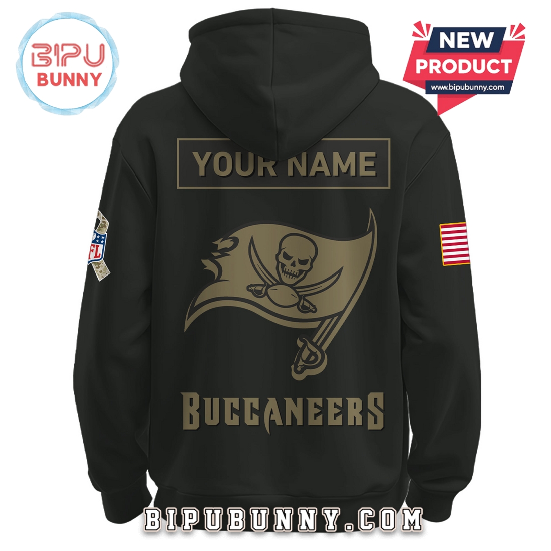 Tampa Bay Buccaneers Nike 2025 Salute to Service Pullover Hoodie Tampa Bay Buccaneers Nike 2025 Salute to Service Pullover Hoodie