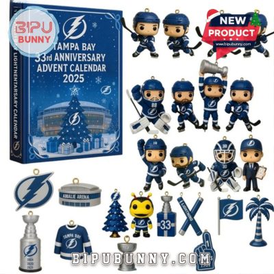 Tampa Bay Lightning 33rd Anniversary Advent Calendar