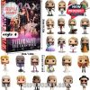 Montage showing multiple Taylor Swift Advent Calendar box designs and 24 piece collections of miniature funko pop style doll ornaments!