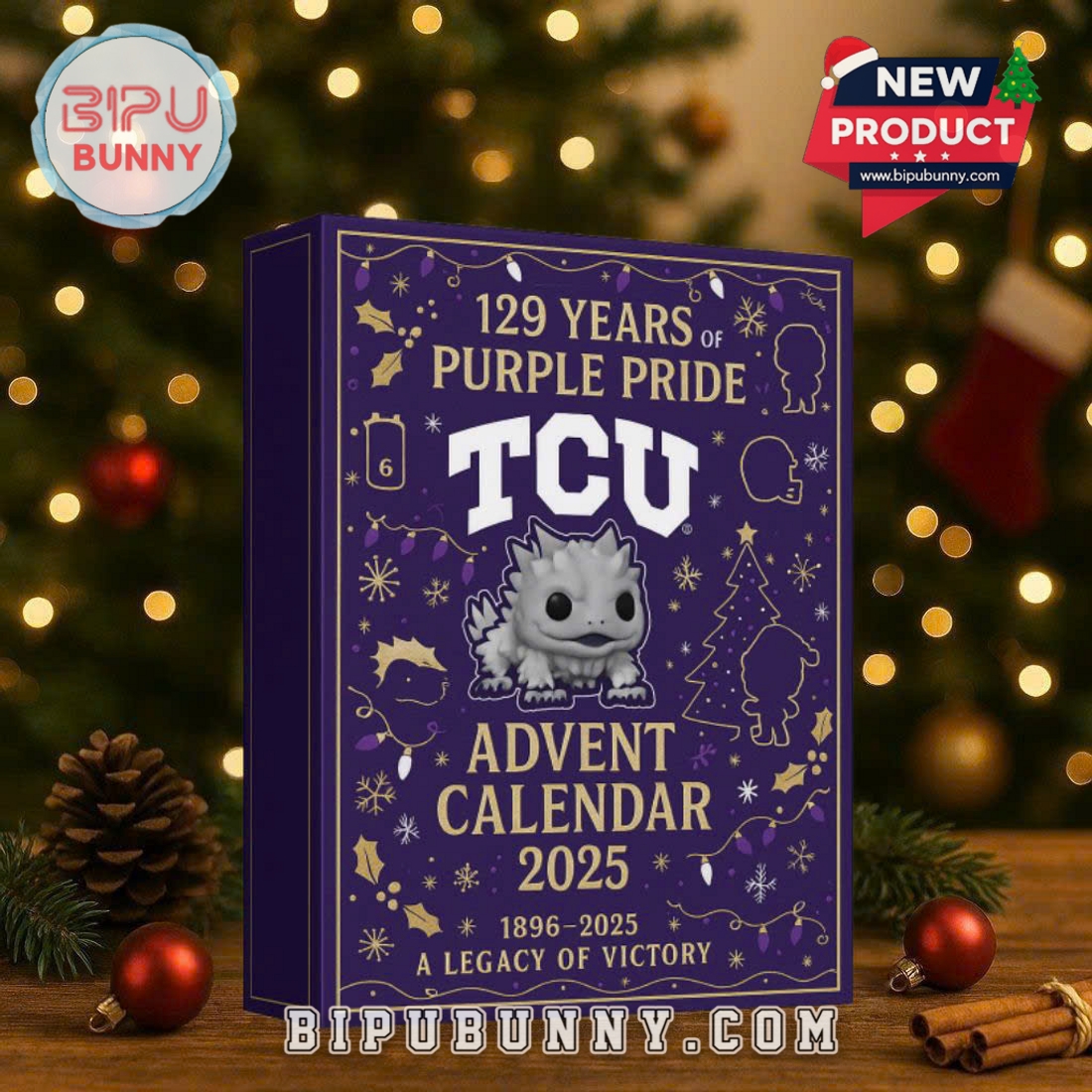 TCU Horned Frogs 129 Years Anniversary Advent Calendar TCU Horned Frogs 129 Years Anniversary Advent Calendar