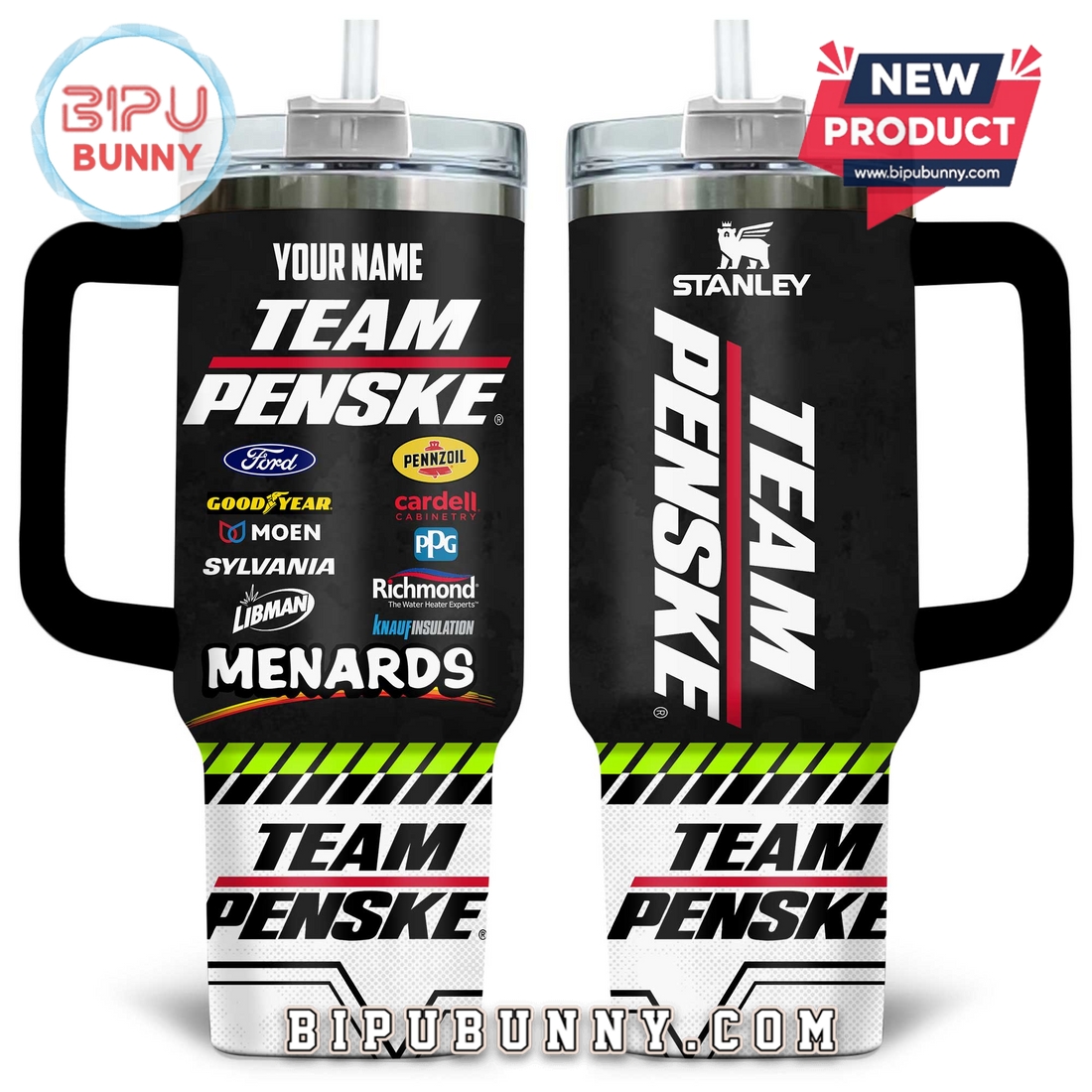 Team Penske Custom Stanley Tumbler 40oz Team Penske Custom Stanley Tumbler 40oz