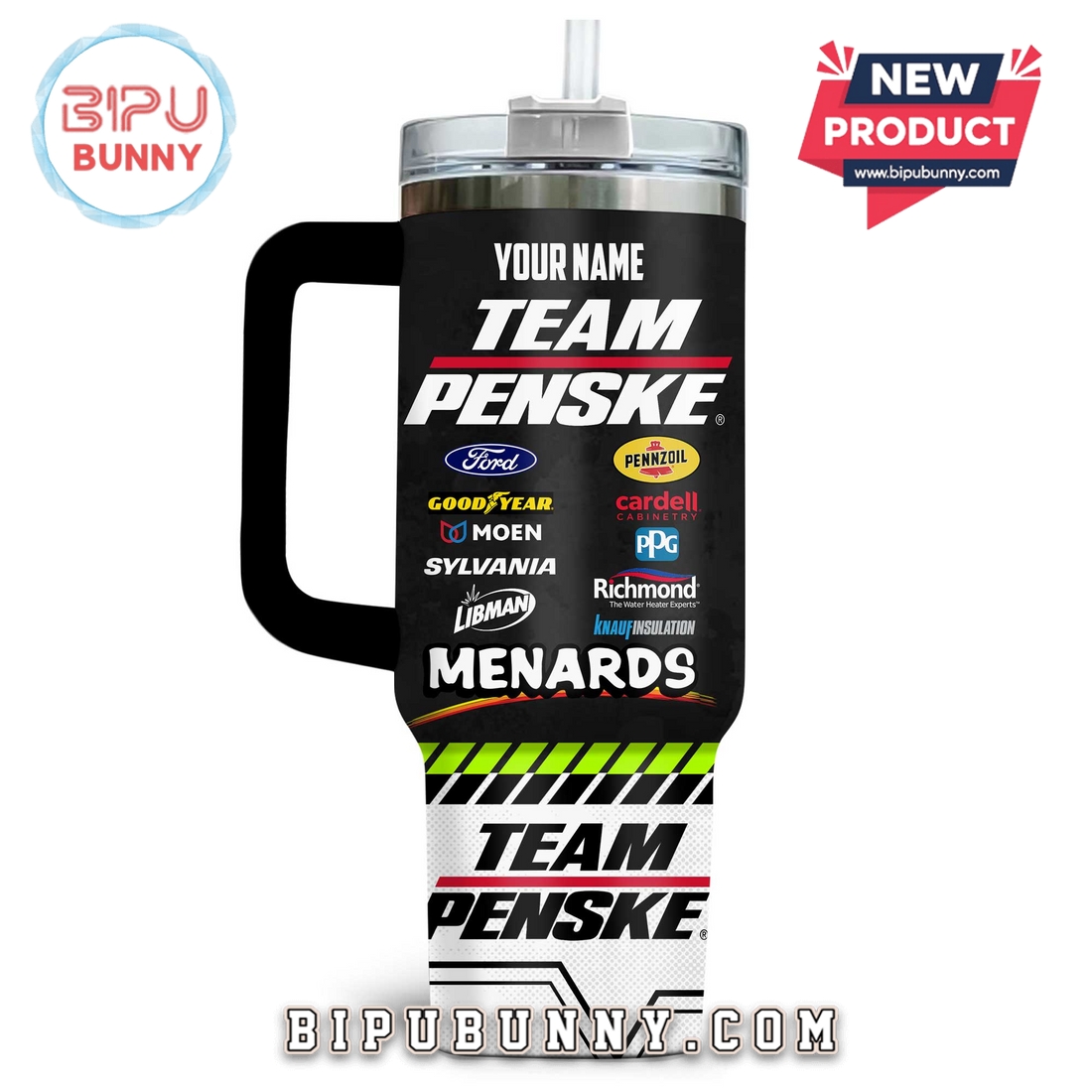Team Penske Custom Stanley Tumbler 40oz Team Penske Custom Stanley Tumbler 40oz