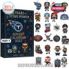 Tennessee Titans Style 1 Advent Calendar 2025 box and collectible ornaments