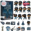 Tennessee Titans Style 2 Advent Calendar 2025 with player figurines and team-themed items