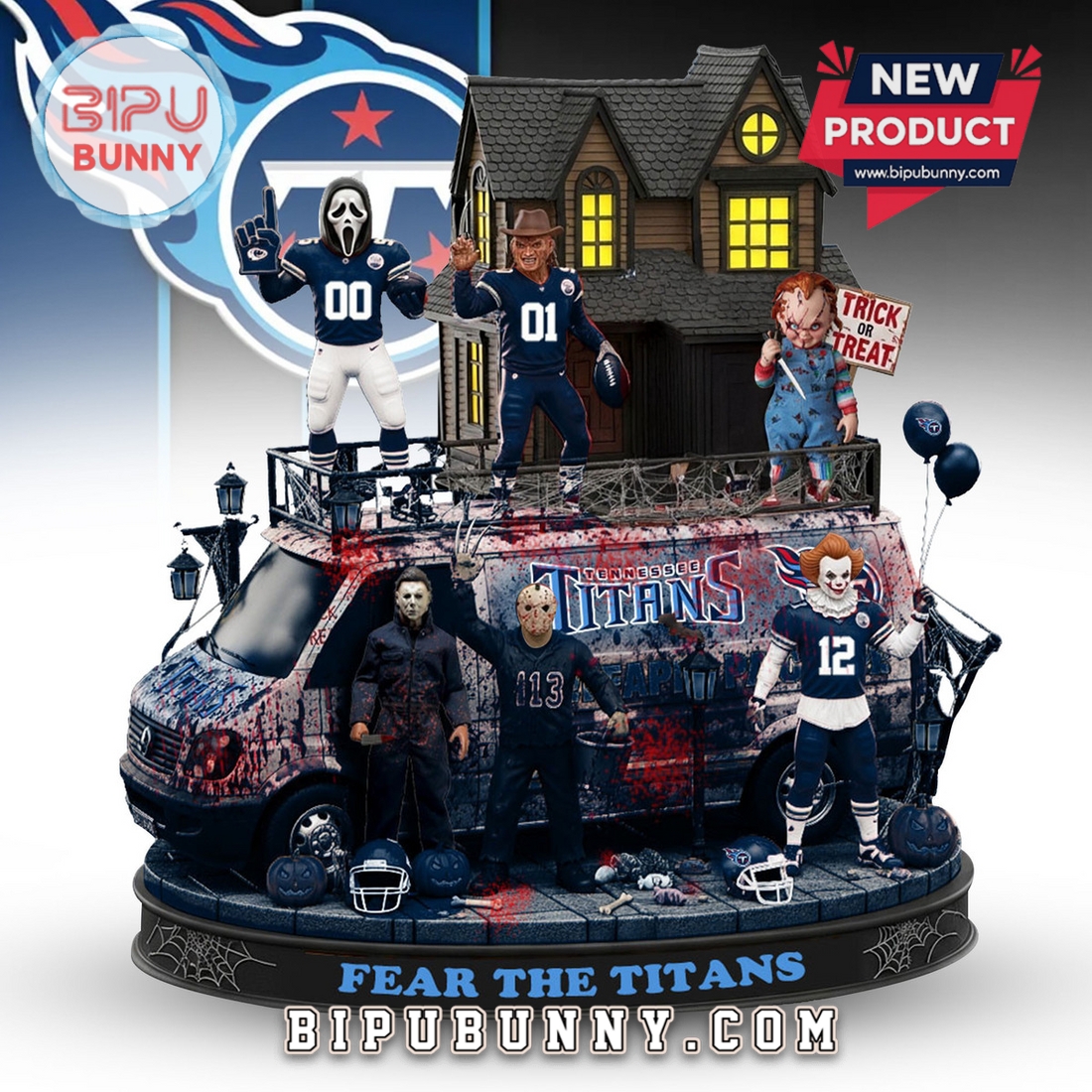 Tennessee Titans Halloween Collectible Figures Tennessee Titans Halloween Collectible Figures