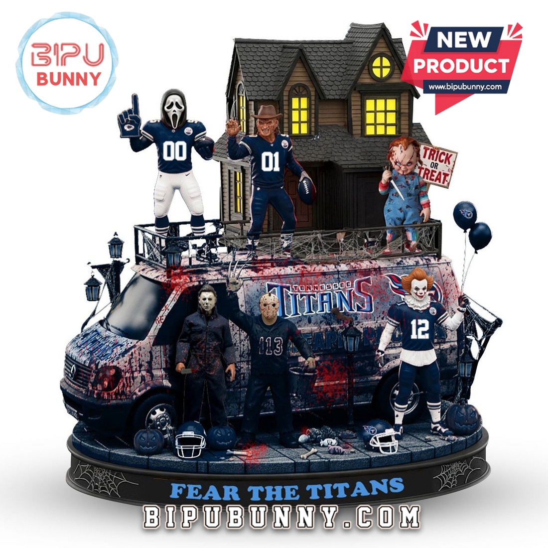 Tennessee Titans Halloween Collectible Figures Tennessee Titans Halloween Collectible Figures