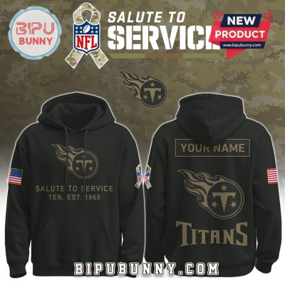 Tennessee Titans Nike 2025 Salute to Service Pullover Hoodie