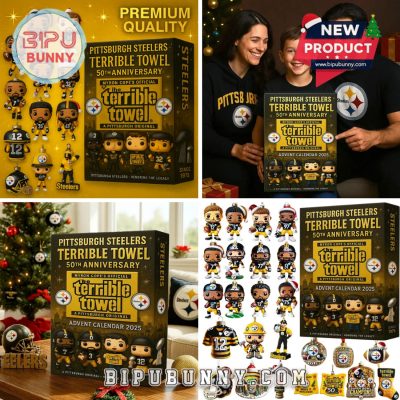 Terrible Towel Pittsburgh Steelers 50th Anniversary Advent Calendar
