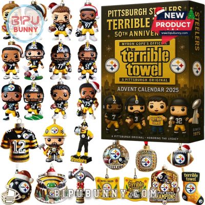 Terrible Towel Pittsburgh Steelers 50th Anniversary Advent Calendar