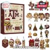 Texas A&M Advent Calendar 2025 with 24 themed mini figures and ornaments.
