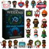 The Weeknd 2025 Advent Calendar filled with fun figurines and accessories.