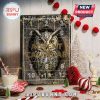 Owl-themed Advent Calendar with Christmas background and numbered doors.