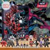Venom and Carnage advent calendar with 24 collectible figures and keychains.
