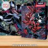 Close-up of Venom vs Carnage advent calendar with red-black comic artwork.
