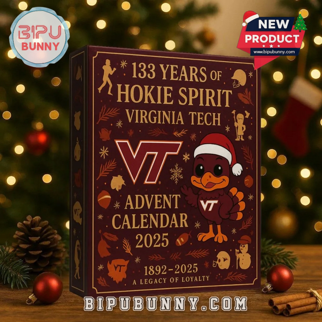Virginia Tech Hokies 133th Anniversary Advent Calendar Virginia Tech Hokies 133th Anniversary Advent Calendar