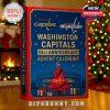 Washington Capitals 2025 advent calendar with arena and red Christmas tree design in cozy setting!