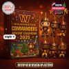 Washington CommandeWashington Commanders 2025 Advent Calendar Style 1 box with a festive Christmas tree background and six hanging player ornaments! rs 2025 Advent Calendar box and a complete set of 24 football themed hanging ornaments!