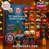 Washington Nationals advent calendar contents with 24 figures and ornaments.