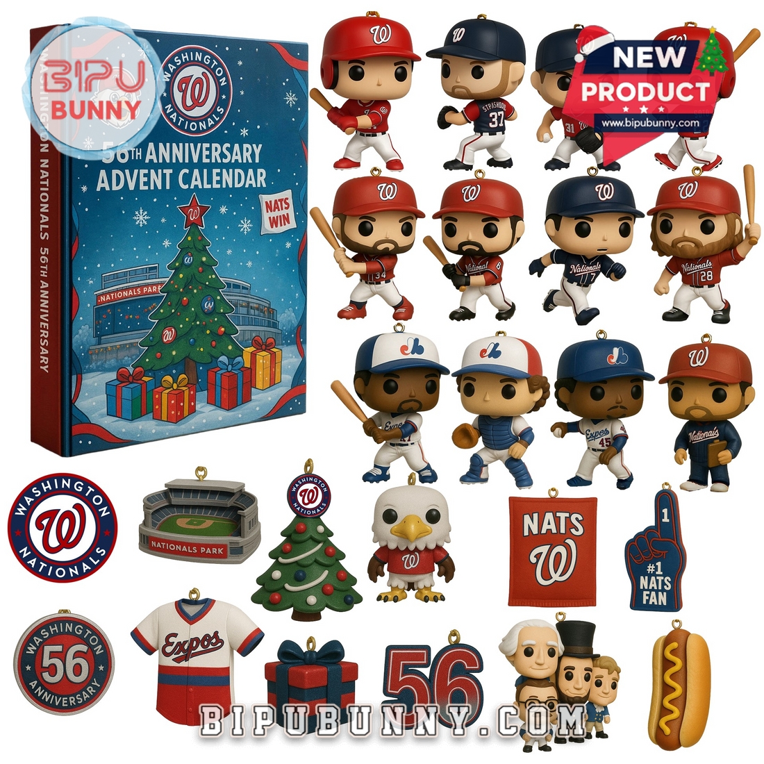 Washington Nationals 56th Anniversary Advent Calendar Washington Nationals 56th Anniversary Advent Calendar