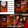 Muscle Car 2025 advent calendar with mini cars and flame design box.