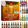 Beer-themed Advent calendar with 24 mini beer bottles from well-known brands.