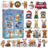 Winnie the Pooh Advent Calendar 2025 with 24 holiday figurines and festive packaging.