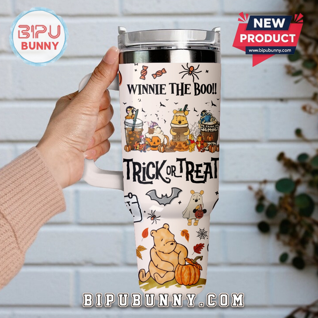 Winnie The Pooh x Halloween 2025 Stanley Tumbler 40oz Winnie The Pooh x Halloween 2025 Stanley Tumbler 40oz