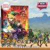 Legend of Zelda advent calendar with Link artwork and mini fantasy-themed collectibles.