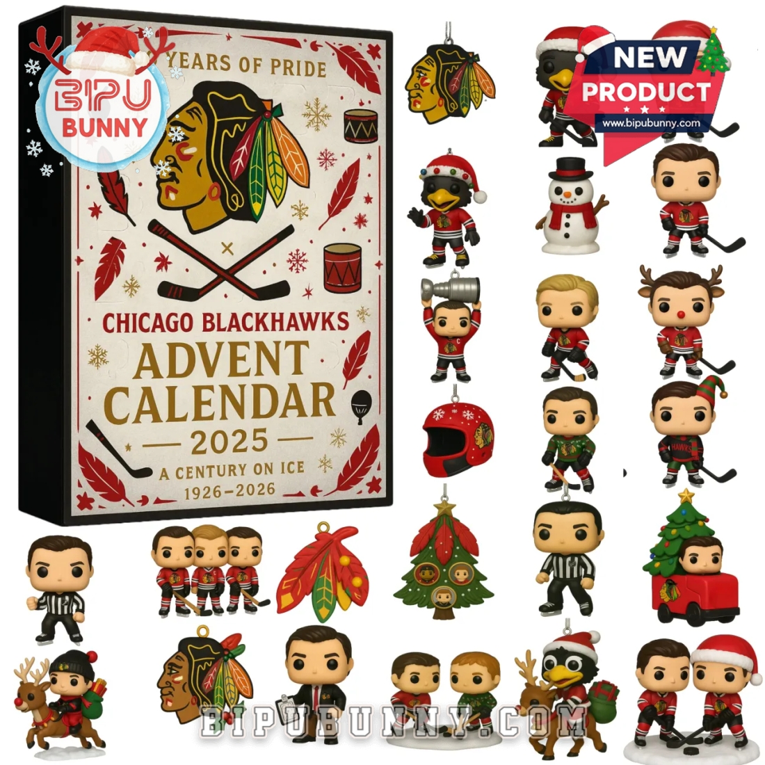 100th Anniversary Of Chicago Blackhawks Advent Calendar 100th Anniversary Of Chicago Blackhawks Advent Calendar