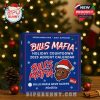 Front view of the Bills Mafia calendar box combining football culture and Christmas cheer, ideal for fans of all ages celebrating in Buffalo blue!