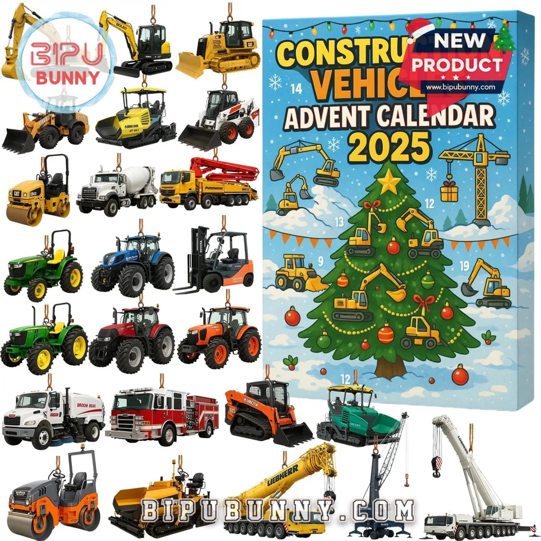 2025 Construction Vehicles Advent Calendar 2025 Construction Vehicles Advent Calendar