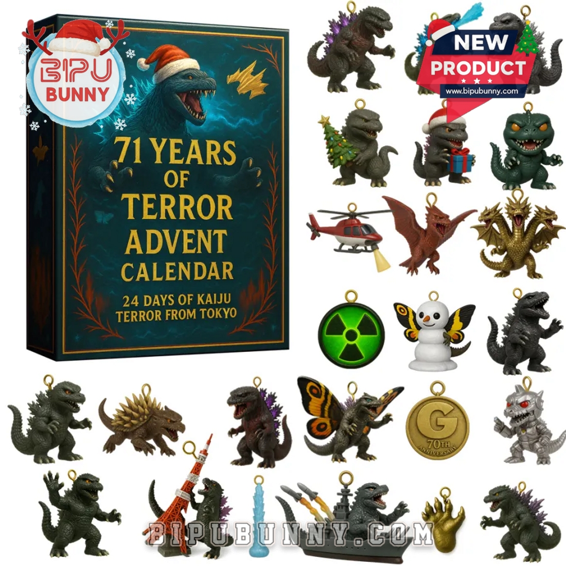 2025 Godzilla Advent Calendar, Christmas Gifts 2025 Godzilla Advent Calendar, Christmas Gifts