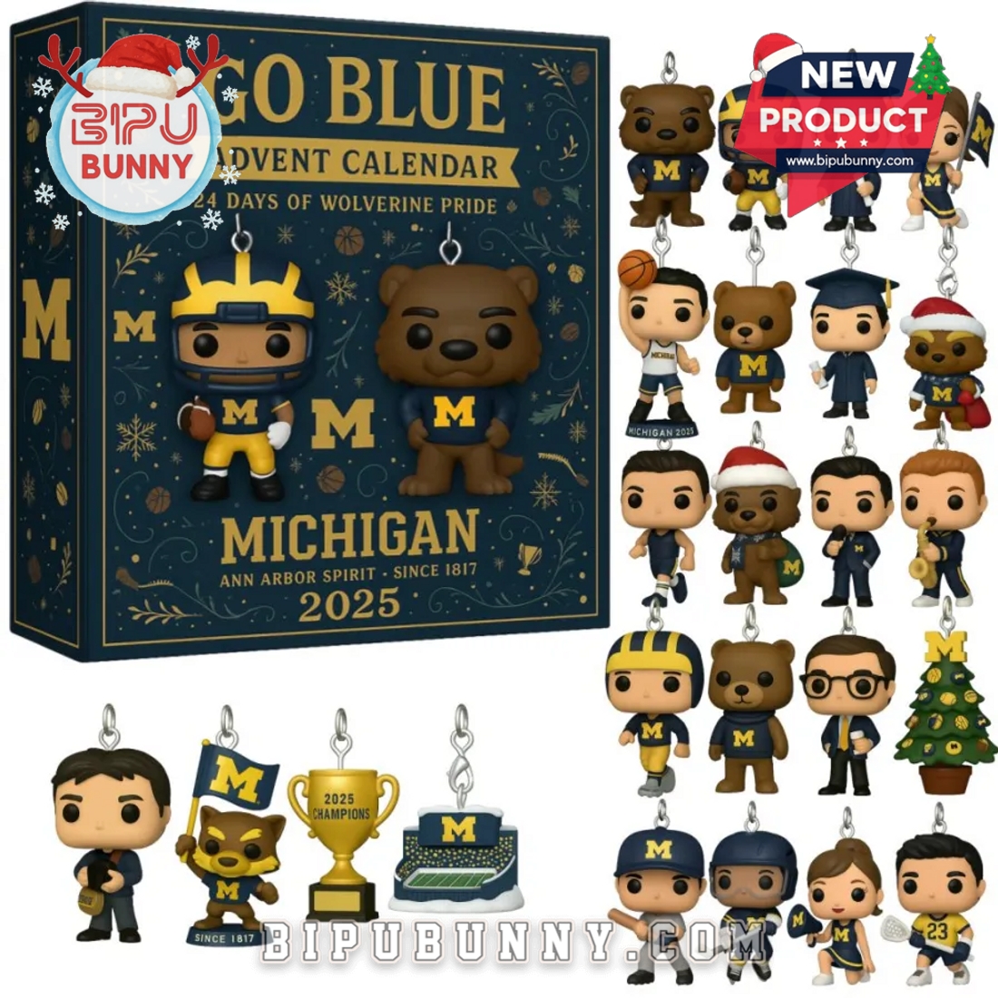 24 Days Of Michigan Wolverines 2025 Advent Calendar 24 Days Of Michigan Wolverines 2025 Advent Calendar