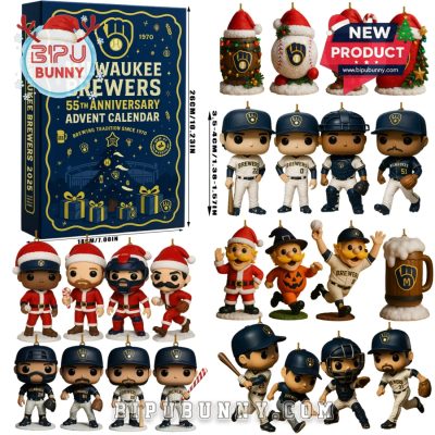 55th Anniversary Of Milwaukee Brewers Advent Calendar