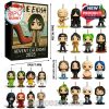 A Billie Eilish-themed advent calendar with 24 detailed mini figures featuring different fashion styles, accessories, and hair colors!