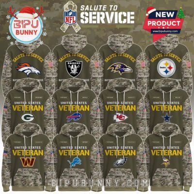 All Team NFL Salute To Service Hoodie 2025