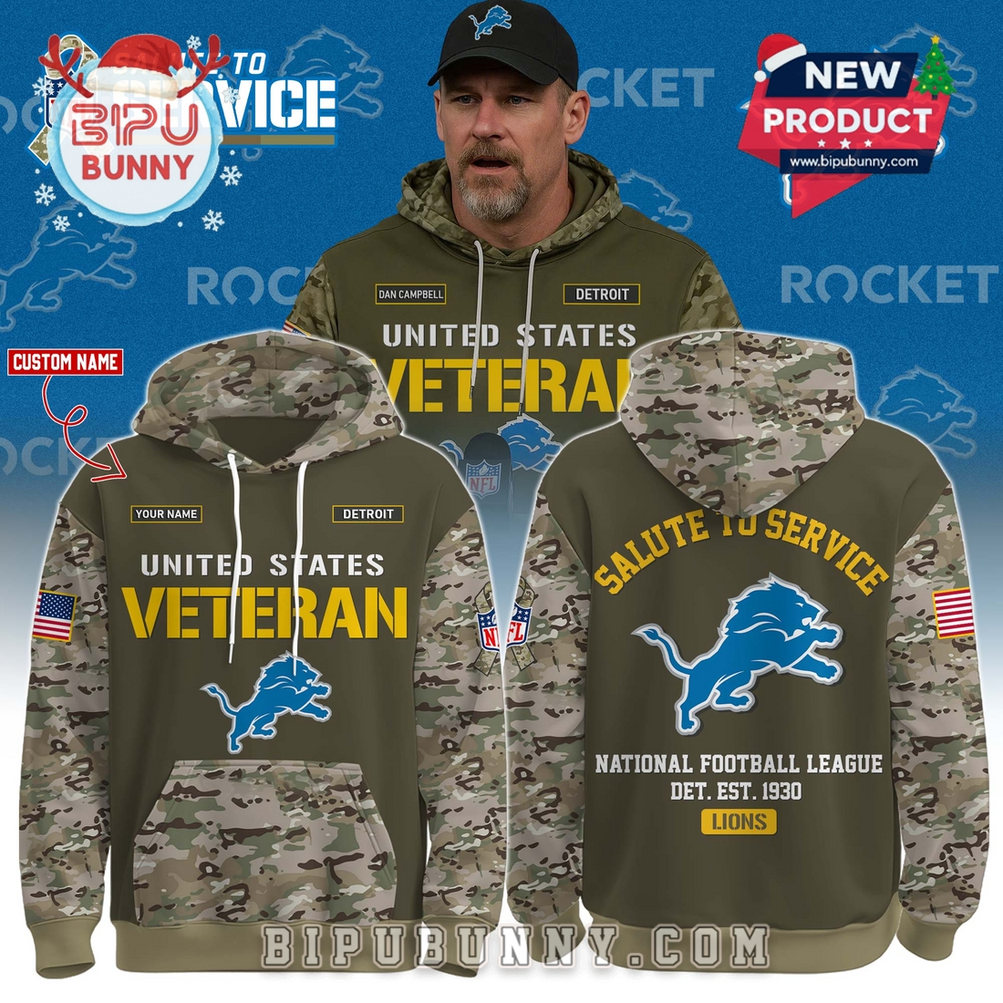 All Team NFL Salute To Service Hoodie 2025 All Team NFL Salute To Service Hoodie 2025