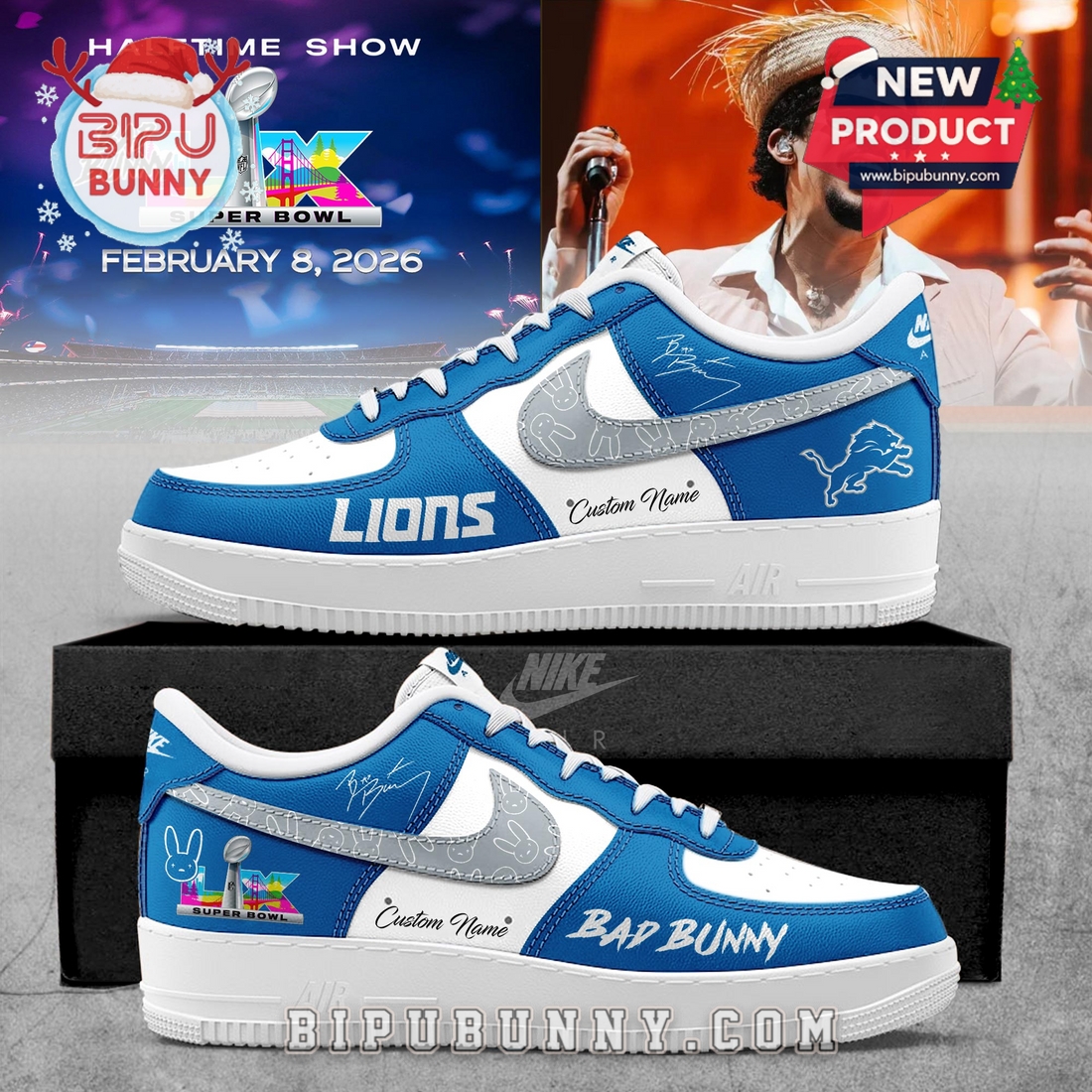 All Team NFL x Bad Bunny 2026 Super Bowl LX Air Force 1 All Team NFL x Bad Bunny 2026 Super Bowl LX Air Force 1