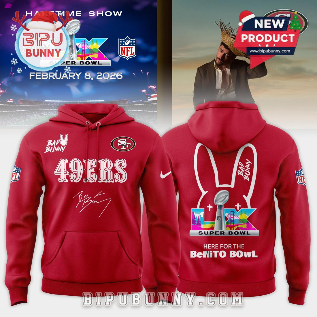 All Team NFL x Bad Bunny 2026 Super Bowl LX Hoodie All Team NFL x Bad Bunny 2026 Super Bowl LX Hoodie