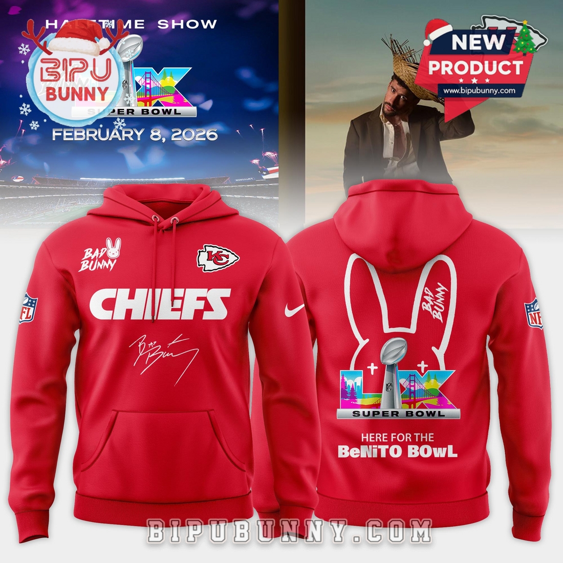 All Team NFL x Bad Bunny 2026 Super Bowl LX Hoodie All Team NFL x Bad Bunny 2026 Super Bowl LX Hoodie