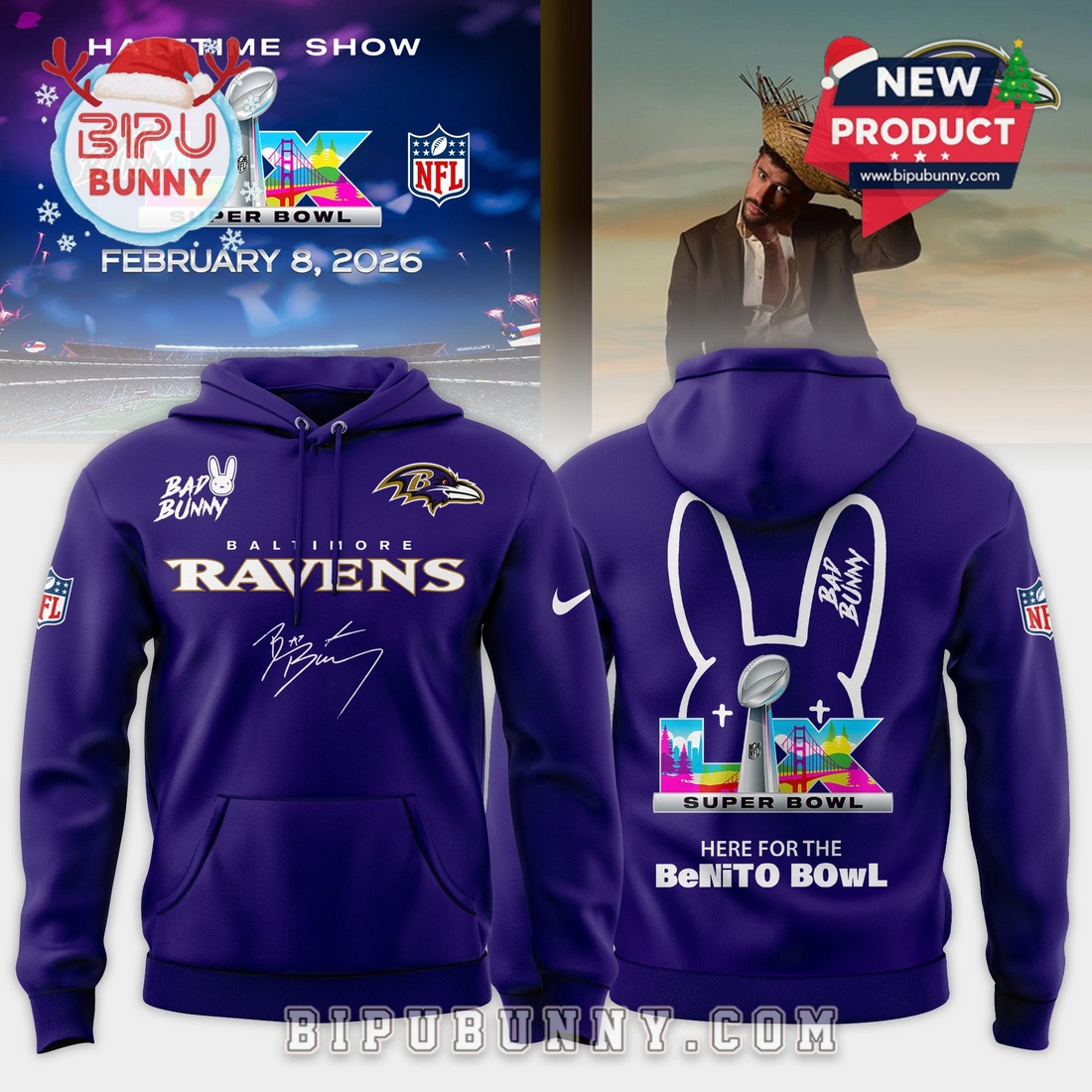 All Team NFL x Bad Bunny 2026 Super Bowl LX Hoodie All Team NFL x Bad Bunny 2026 Super Bowl LX Hoodie