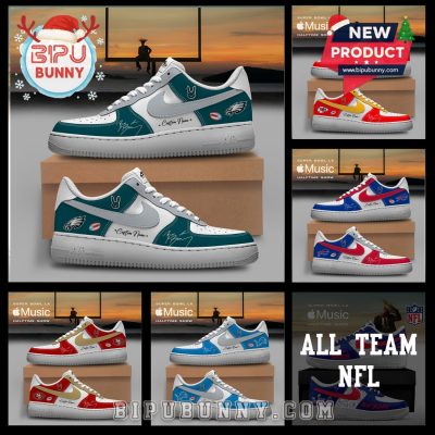 All team NFL x Bad Bunny Super Bowl Air Force 1
