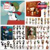 Peanuts Christmas Advent Calendar 2025 featuring Snoopy and friends in Christmas-themed outfits and poses.