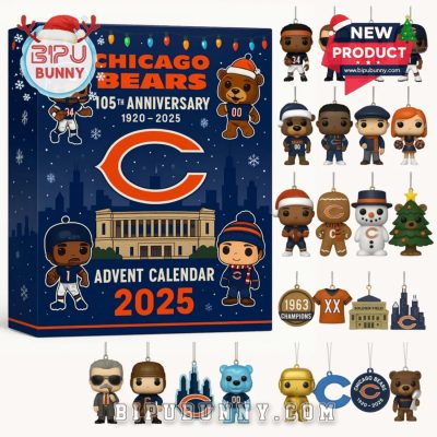 Chicago Bears 105th Anniversary 2025 Advent Calendar