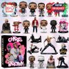 Complete set of Chris Brown collectible figures from the 2025 holiday advent calendar!