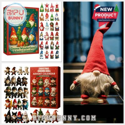 Christmas Countdown Gnome Doll Advent Calendar 2025