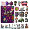 Gorillaz advent calendar 2025 with collectible figurines and holiday ornaments based on the virtual band characters!