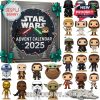 Star Wars advent calendar 2025 with collectible holiday figures of major saga characters and festive themed packaging!